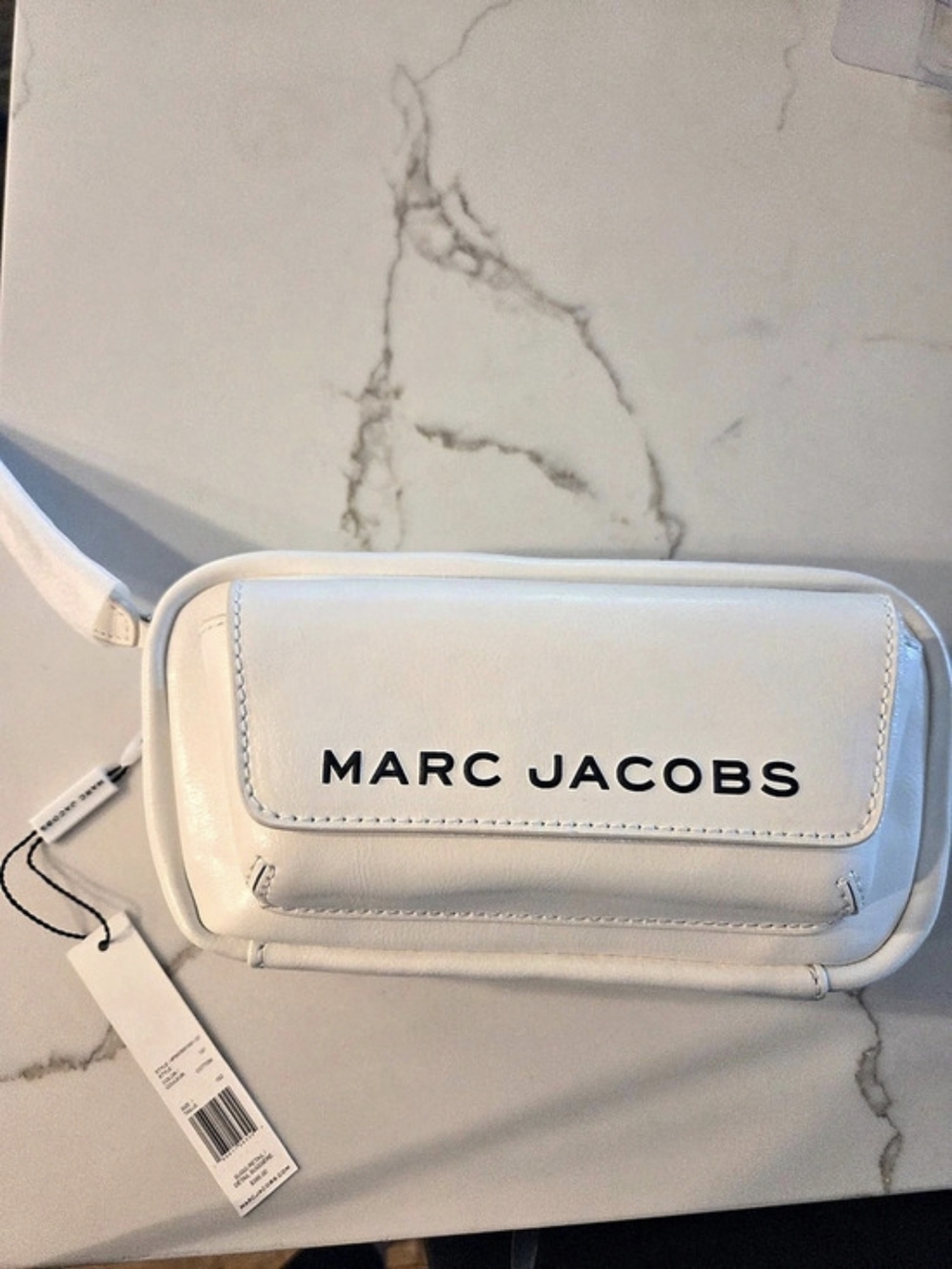 Marc Jacobs Drifter Small Convertible Shoulder Bag White Crossbody Bag
